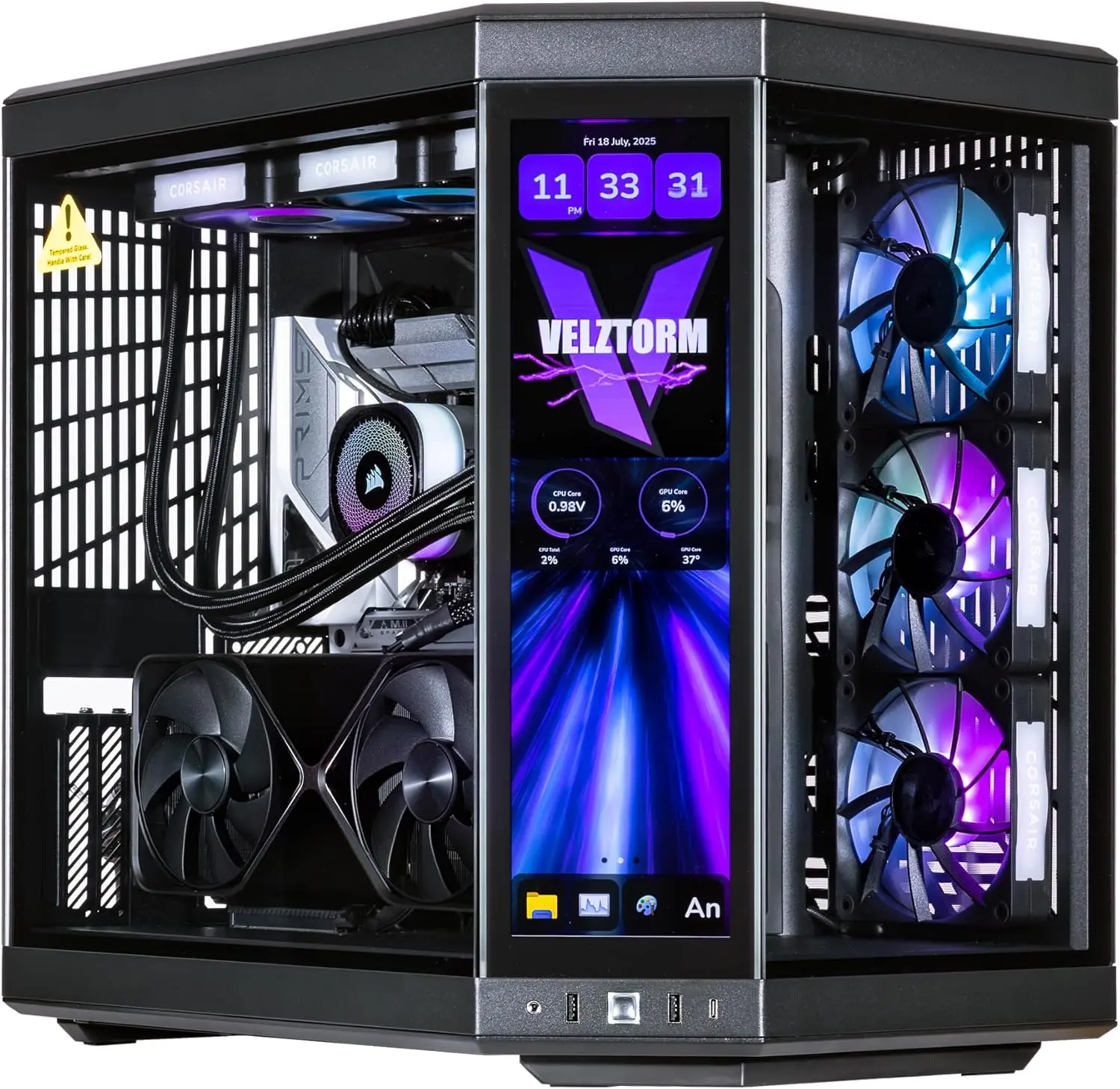 Velztorm LCD Black Praetix Cus - Rtx 5080 16Gb ulasan dan harga