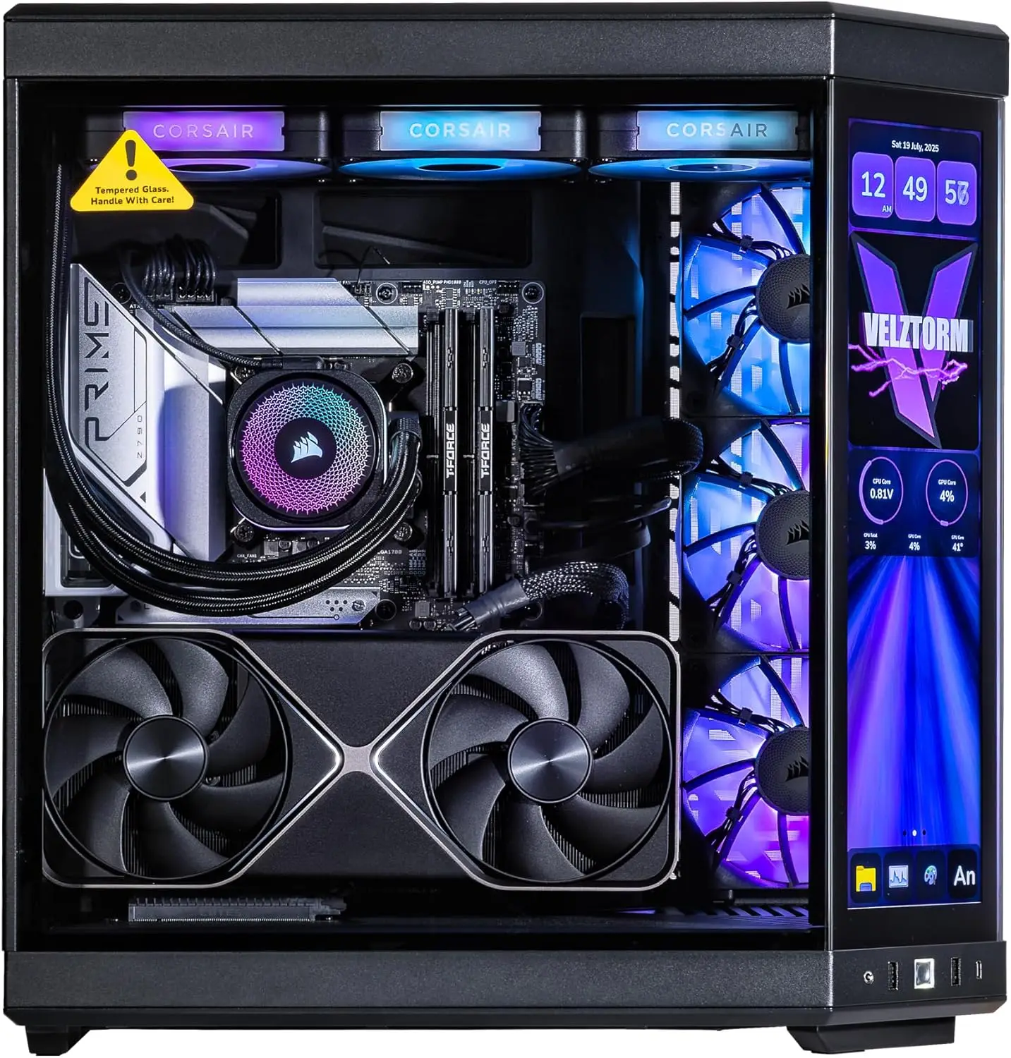 Velztorm LCD Black Praetix Cus - Rtx 5080 16Gb ulasan dan harga