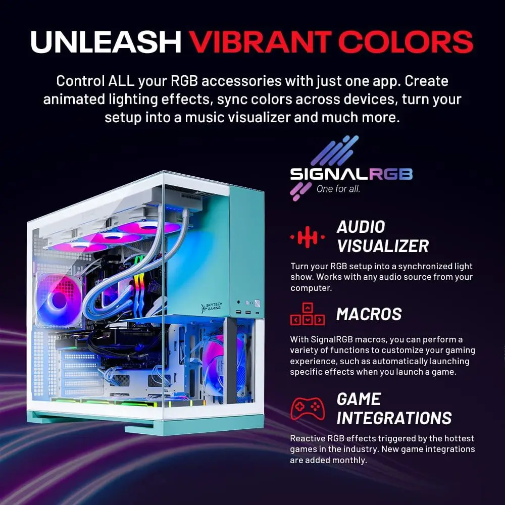 Skytech Gaming Aqua Desktop Pc - Rtx 5080 16Gb ulasan dan harga