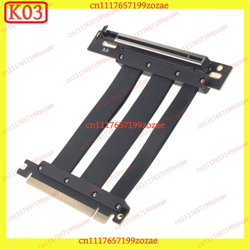 K03 PCIe 5.0 X16 90‑Degree Slo - Pcie 5.0 Gpu Riser Cable ulasan dan harga